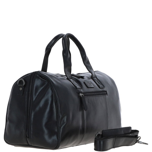 Чоловіча дорожня сумка Ashwood P68 (Black)