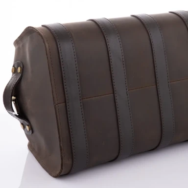 Genuine leather sports travel bag Newery N1979KC