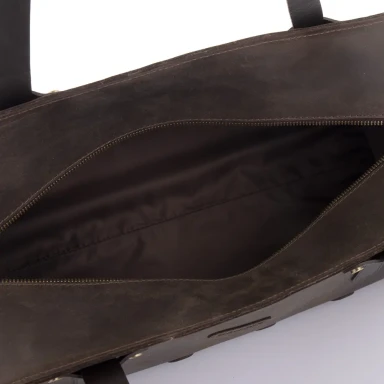 Genuine leather sports travel bag Newery N1979KC