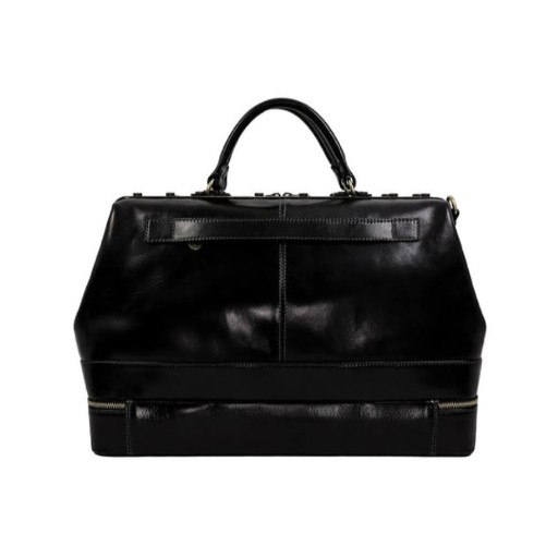 Cаквояж шкіряний, сумка лікаря Time Resistance - Doctor Faustus чорний 5230201