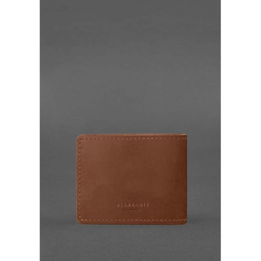 Шкіряна обкладинка для посвідчення журналіста світло-коричнева Crazy Horse