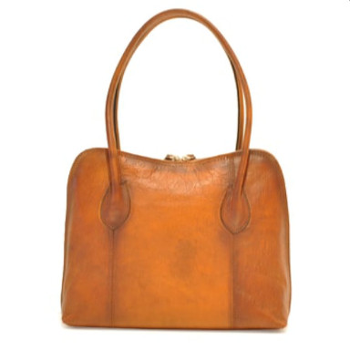 Pratesi BSE463 - Shoulder Bag Talla in cowhide leather Bruce Mustard