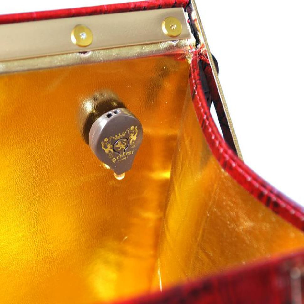 Pratesi KSE153 - Vittoria Colonna King Woman Bag in real leather King Mustard
