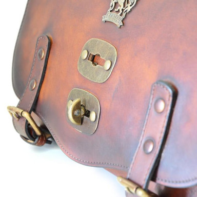 Pratesi BVE162/P - Woman Bag Castell'Azzara Small in cow leather Bruce Green