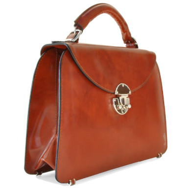 Pratesi RCH285/P - Veneziano Small Lady Bag in cow leather Radica Chianti