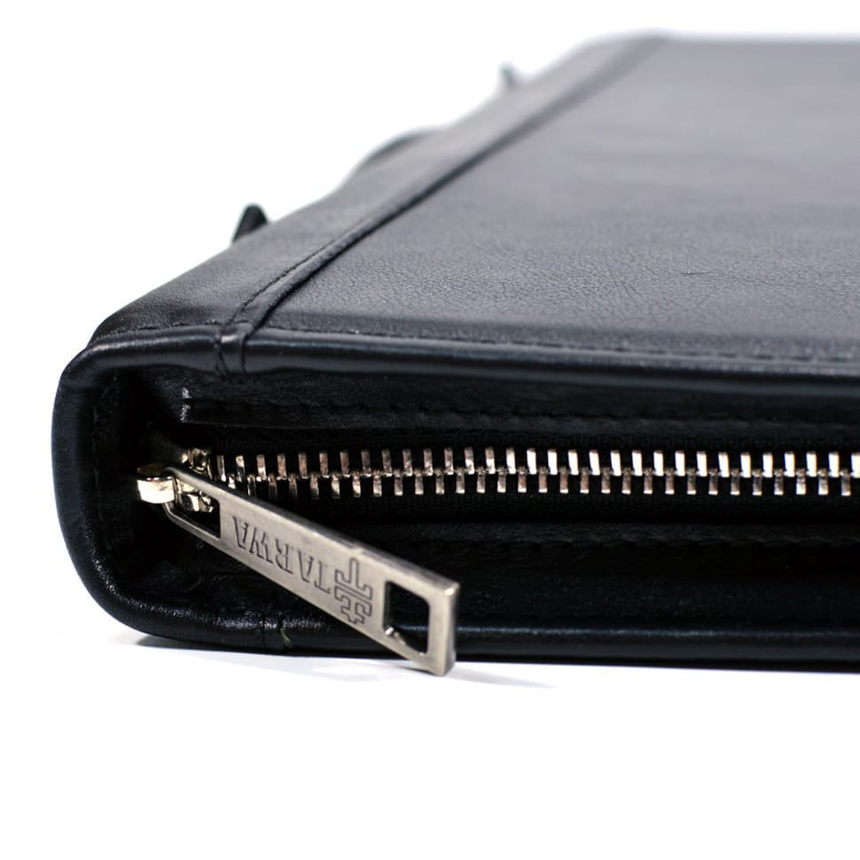 Папка чорна шкіряна з ручкою, для документів A4 GA-1404-4lx від TARWA