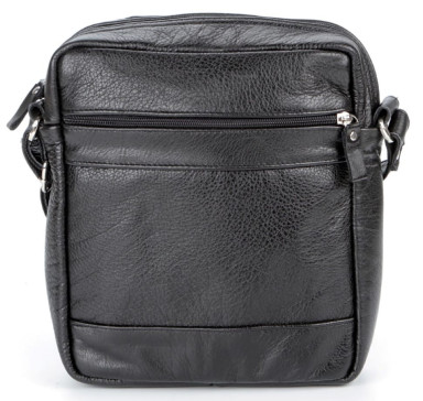 Elite leather men's bag SHVIGEL 00791 Black