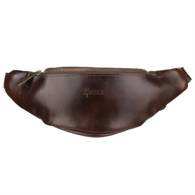 Small banana bag made of genuine leather GQ-3034-3md by Tarwa