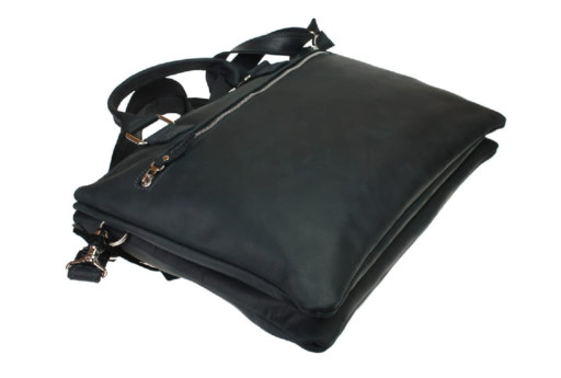 Сумка чоловіча для документів велика шкіряна А4 SULLIVAN 74230(60) чорна