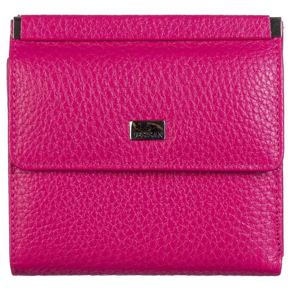 Гаманець жіночий шкіряний Desisan 067-369 рожевий флотар