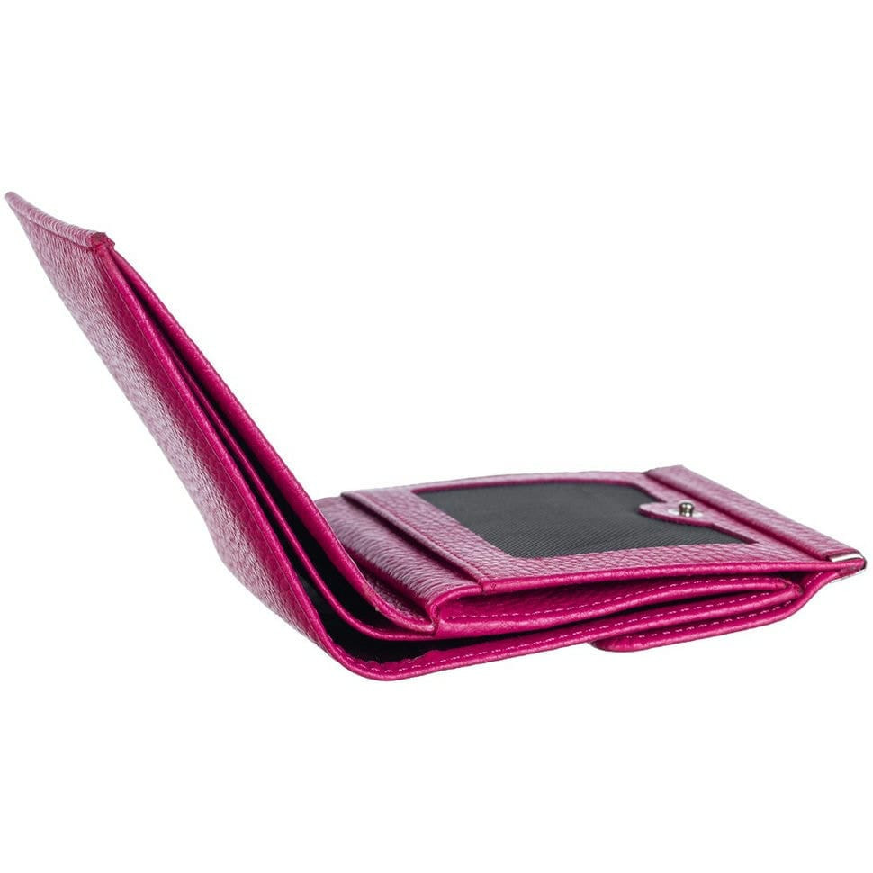 Гаманець жіночий шкіряний Desisan 067-369 рожевий флотар