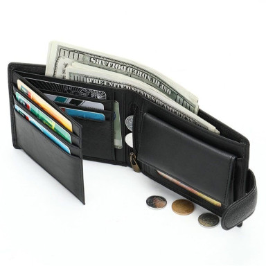 Men's wallet Vintage 20041 Black