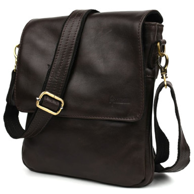 Mens shoulder bag GX-0022-4lx TARWA 2 compartments nappa leather