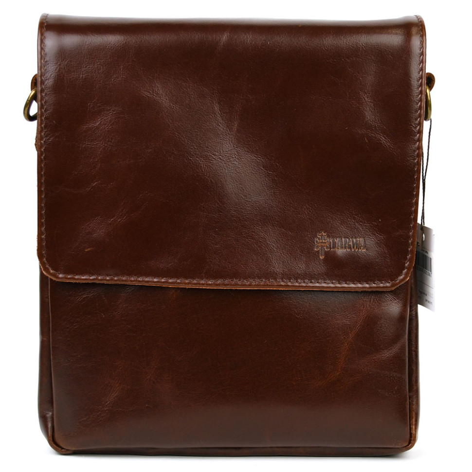 Mens shoulder bag GX-0022-4lx TARWA 2 compartments nappa leather