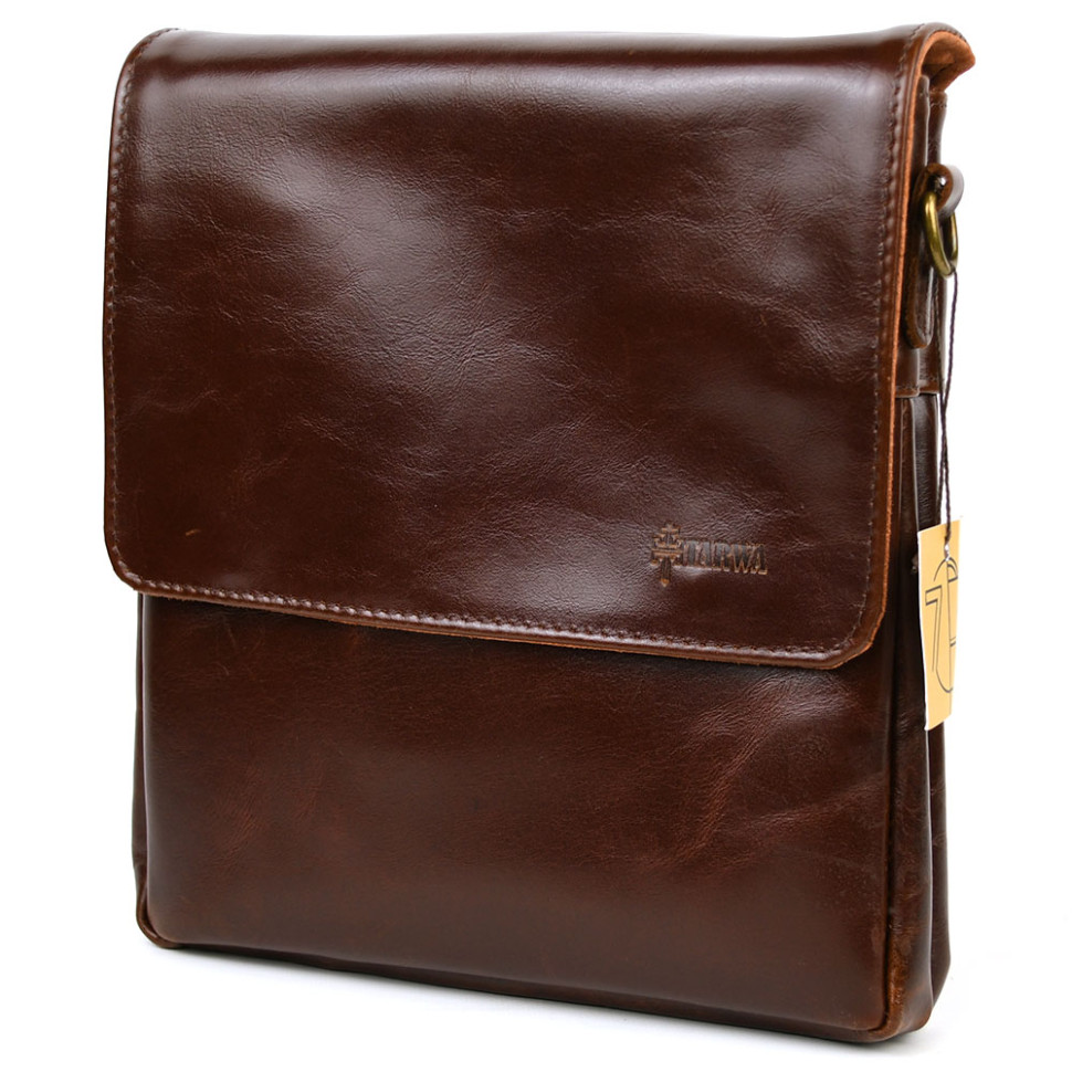 Mens shoulder bag GX-0022-4lx TARWA 2 compartments nappa leather