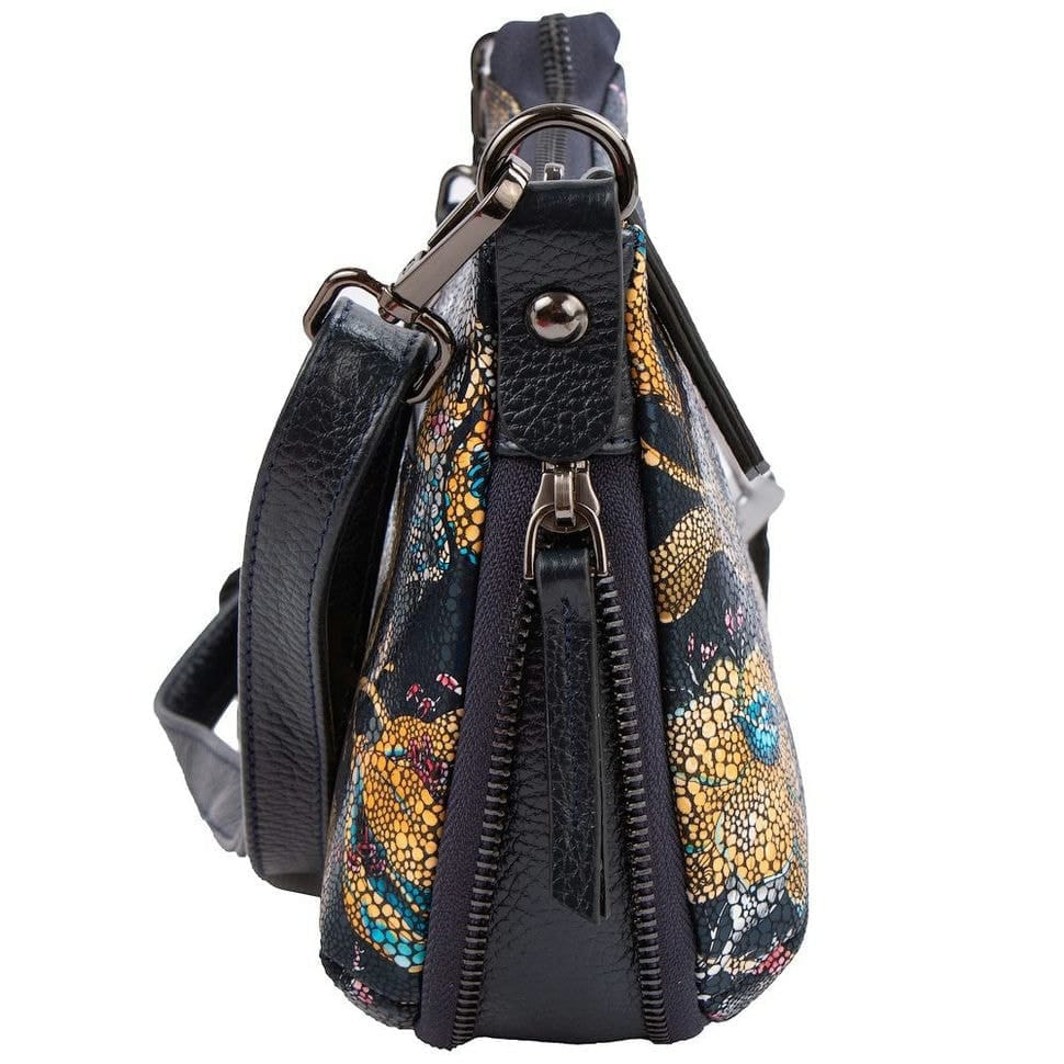 Сумка жіноча шкіра Desisan 3044-415 хохлома