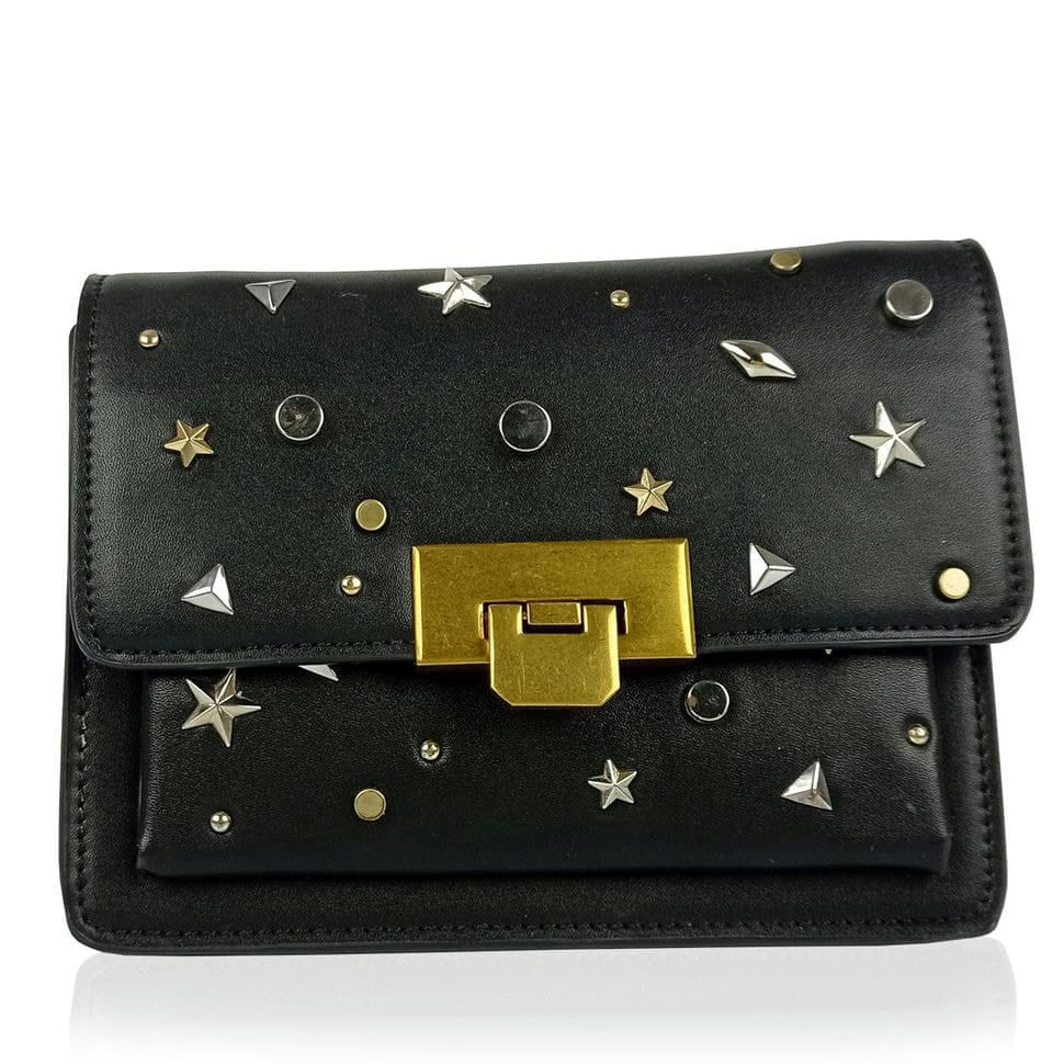 Елегантна жіноча чорна сумка W16-808A