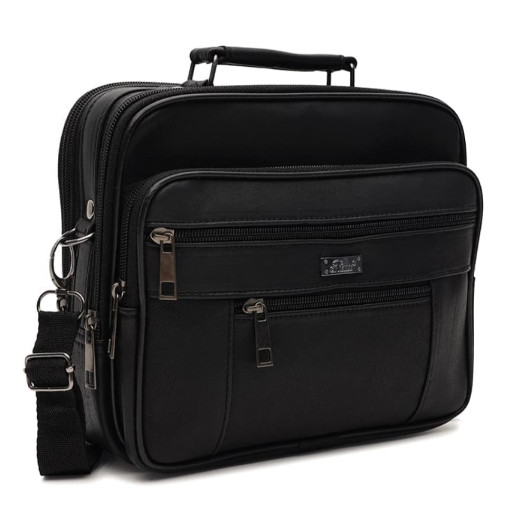 Чоловіча шкіряна сумка Ricco Grande T13Y.BÜYÜK-black