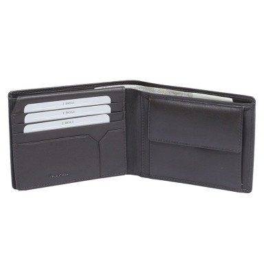 Leather wallet Cortina 5017 moro brown