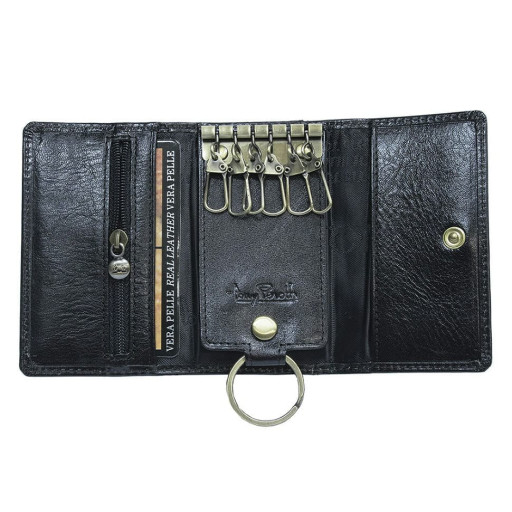Ключниця шкіряна Italico 1117 чорний