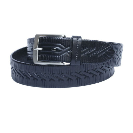 Шкіряний ремень 206/40 nero чорний TONY PEROTTI