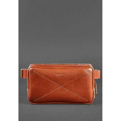 Шкіряна сумка Dropbag Maxi світло-коричнева