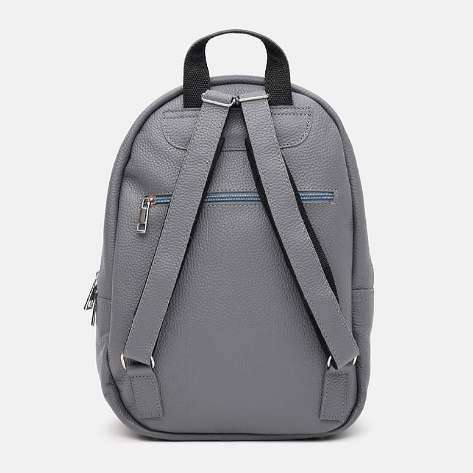 Жіночий шкіряний рюкзак Ricco Grande 1l600gr-grey