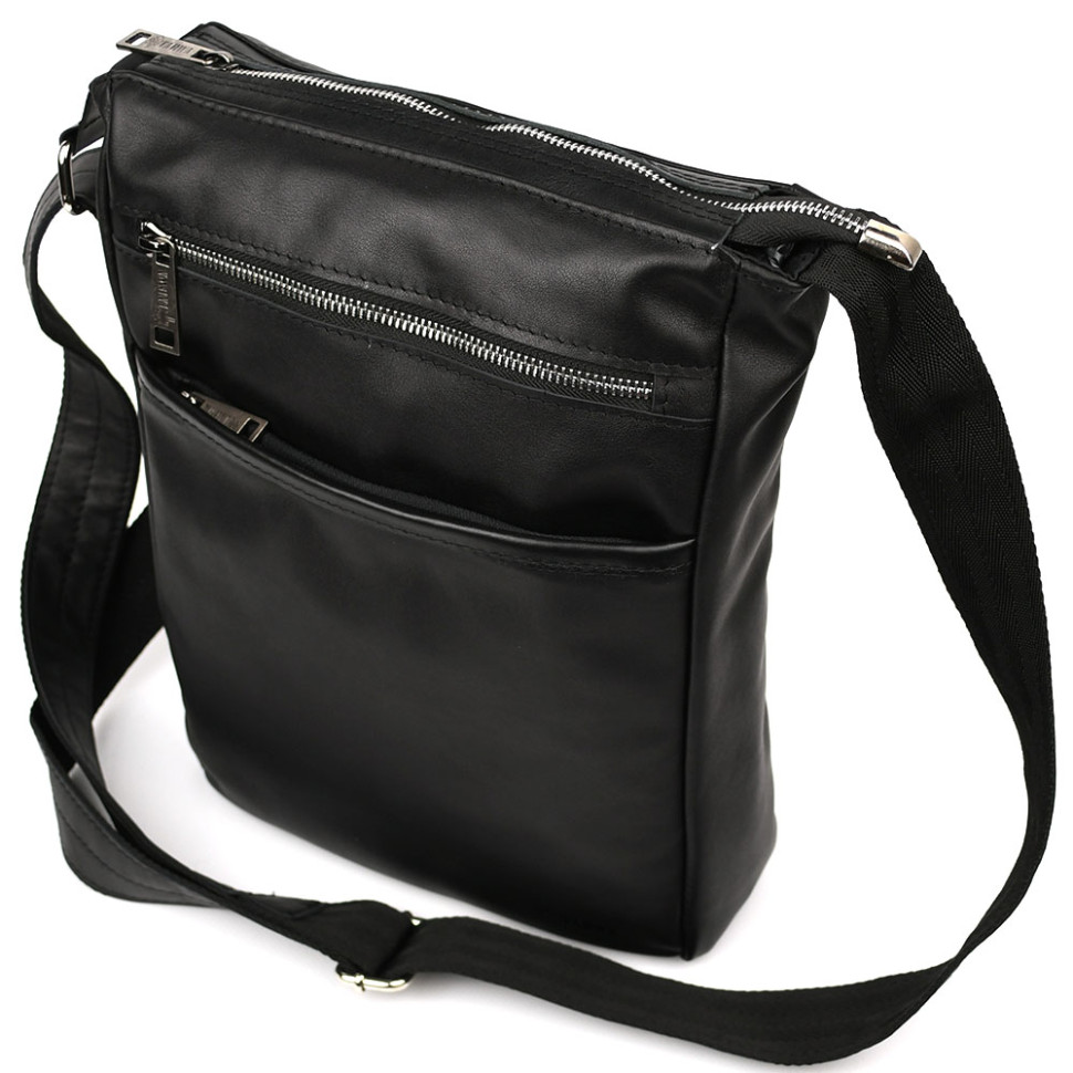 Mens A4 genuine leather shoulder bag GA-1500-4lx TARWA