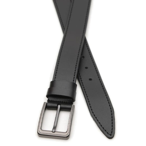 Шкіряний чоловічий ремінь V1125GX17-black