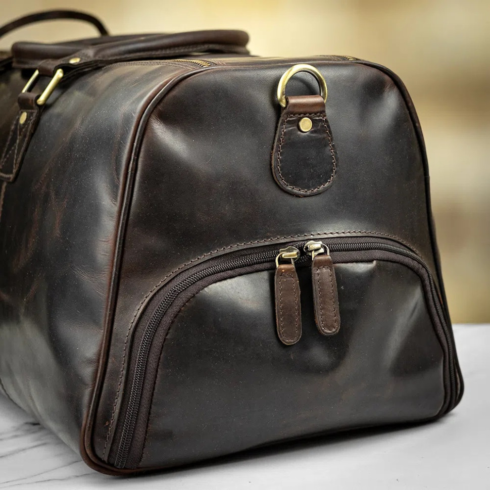 Чоловіча дорожня сумка Ashwood K48 (Brown)