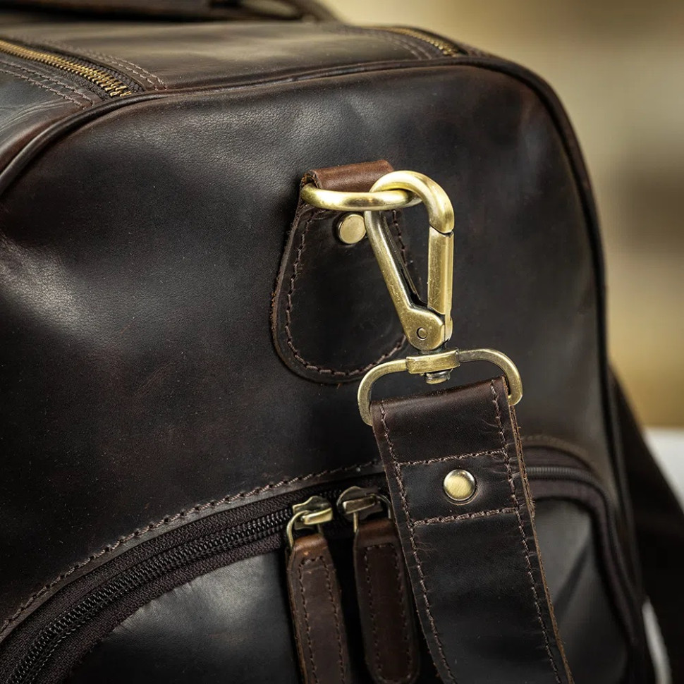 Чоловіча дорожня сумка Ashwood K48 (Brown)