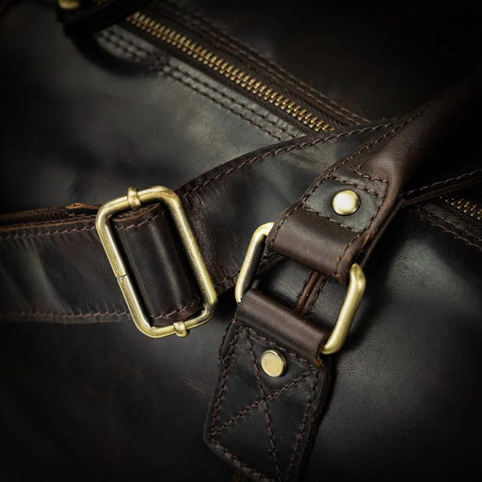 Чоловіча дорожня сумка Ashwood K48 (Brown)