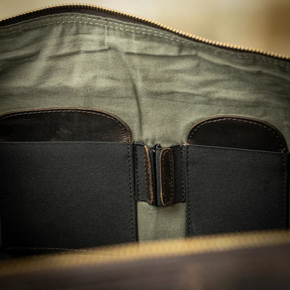 Чоловіча дорожня сумка Ashwood K48 (Brown)