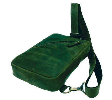 Men's sling shoulder bag banana 10221(26) green