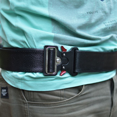 Men's leather belt bag FA-7777-4lx TARWA made of leather Flotar