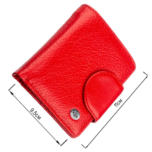 Оригінальний жіночий гаманець ST Leather 18923 Червоний