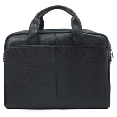 Портфель мягкий кожаный BUFFALO BAGS M5006A черный