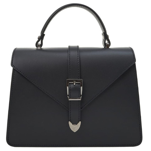 Шкіряна жіноча сумка Virginia Conti (Італія) - VC02451_gblack