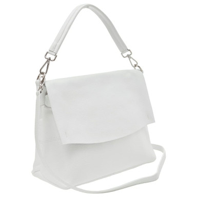 Virginia Conti Italy leather bag for women - Art03180white