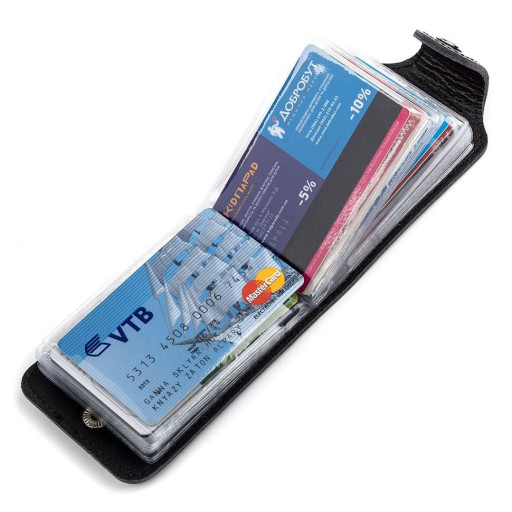 Холдер горизонтальний Shvigel 13915 шкіряний Чорний