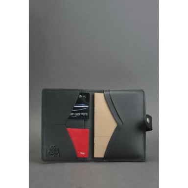 Leather Passport Cover 3.0 Black