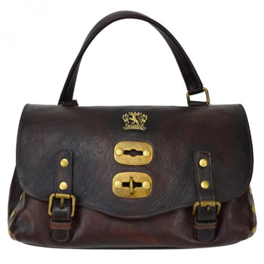 Pratesi BCF162/P - Woman Bag Castell'Azzara Small in cow leather Bruce Coffee