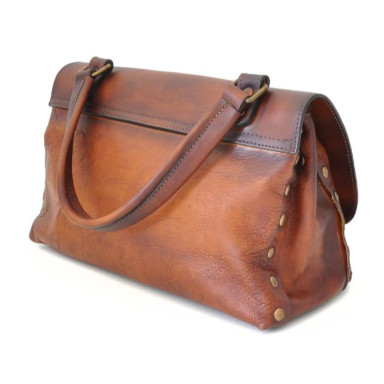 Pratesi BCF162/P - Woman Bag Castell'Azzara Small in cow leather Bruce Coffee