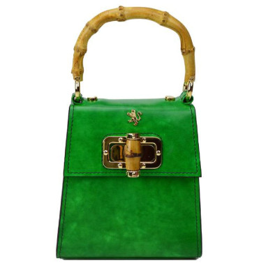 Pratesi REM298/22 - Castalia R298/22 Lady Bag in cow leather Castalia R298/22 Emerald