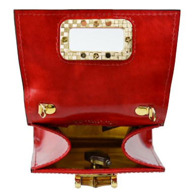 Pratesi REM298/22 - Castalia R298/22 Lady Bag in cow leather Castalia R298/22 Emerald