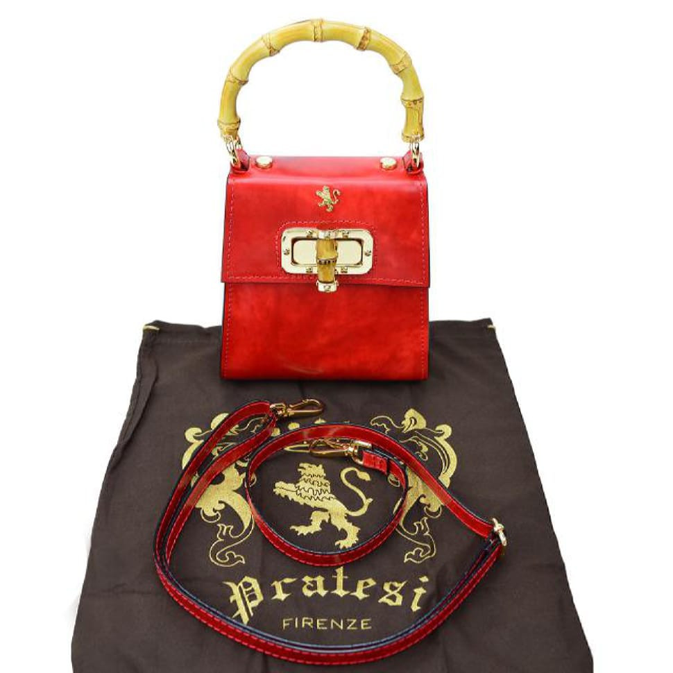 Pratesi REM298/22 - Castalia R298/22 Lady Bag in cow leather Castalia R298/22 Emerald