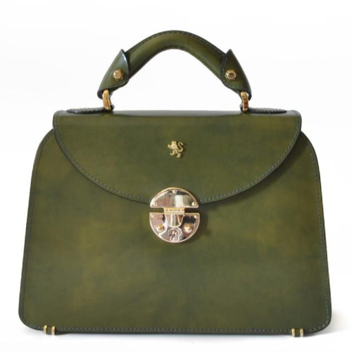Pratesi RVS285/P - Veneziano Small Lady Bag в шкіряній kožeній Radica Dark Green