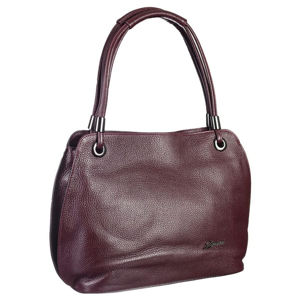 Сумка жіноча шкіряна Desisan 7146-339 бордо флотар