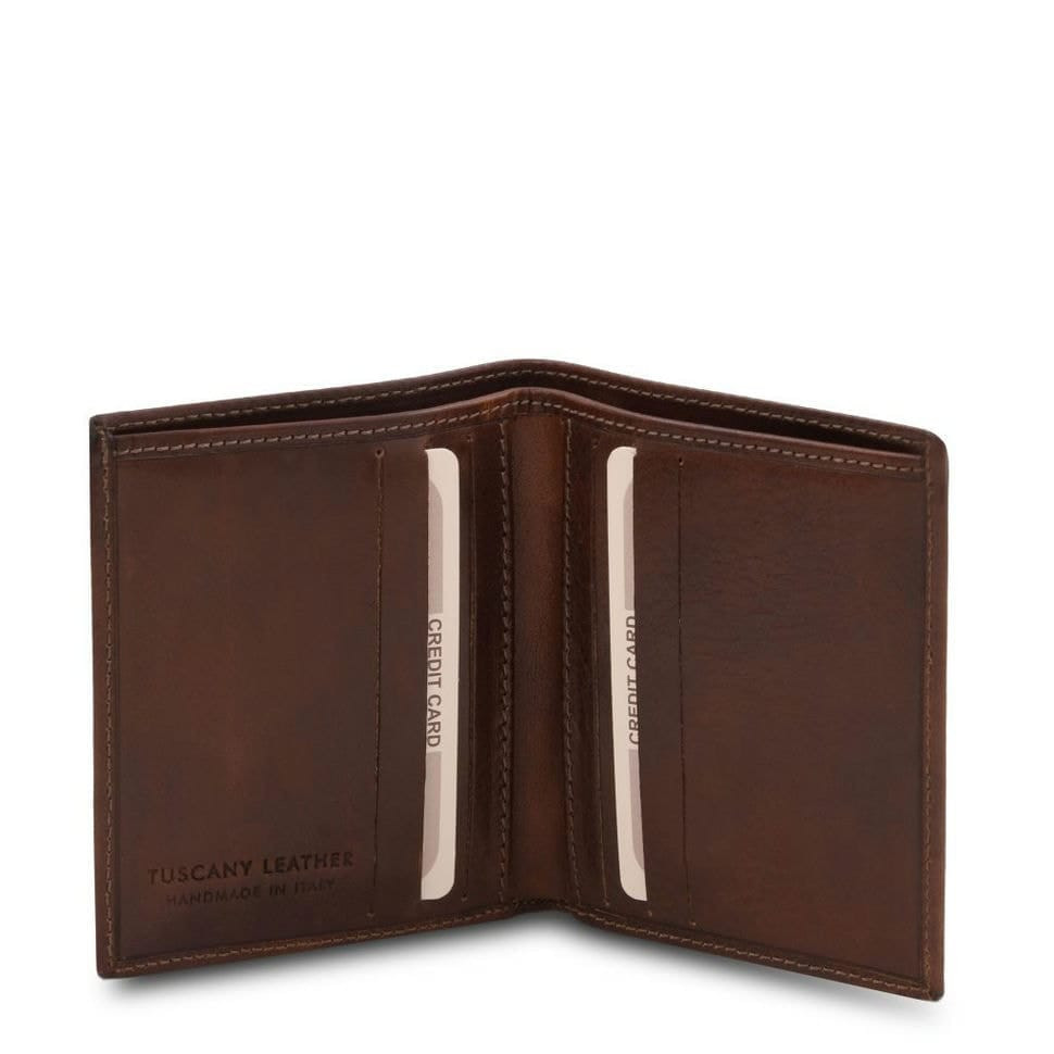 Exclusive 2 fold leather wallet for men Tuscany TL142064 