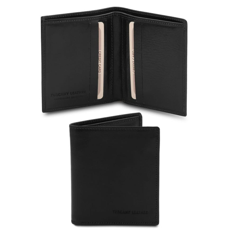 Exclusive 2 fold leather wallet for men Tuscany TL142064 